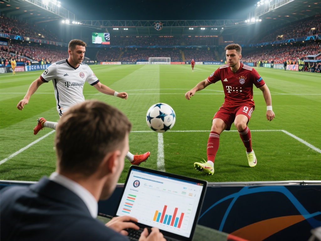 以某次欧洲联赛为例，一位玩家在分析两支中游球队的对